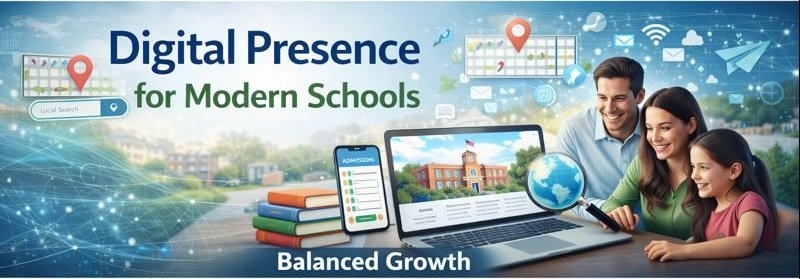 School website and digital presence for admissions